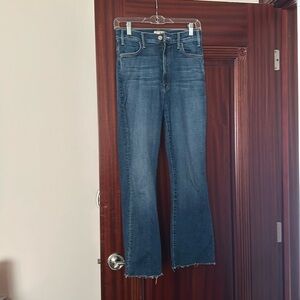 Women’s Mother Jeans. Size 26. The hustler ankle fray. Girl crush wash.